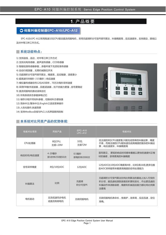 自動(dòng)糾偏裝置,伺服糾偏控制器